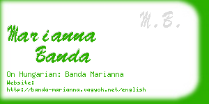 marianna banda business card